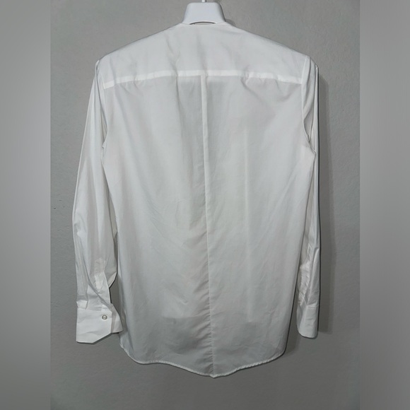 BALOSSA white quiet luxury cotton blouse - Picture 3 of 9